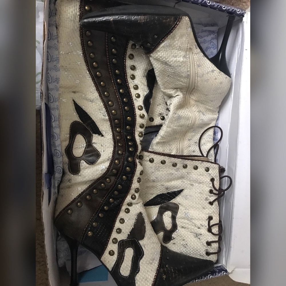 Heeled over the knee boot